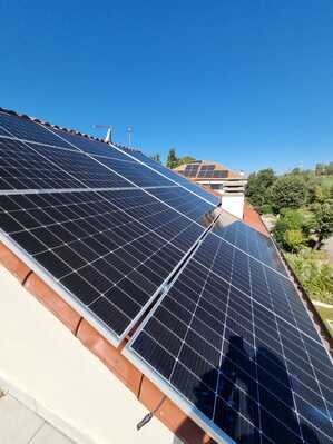 Impianto Fotovoltaico Fare in Sabina vista impianto ridimensionata